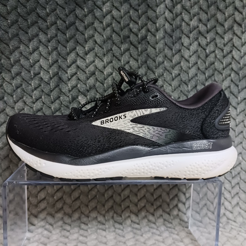 Brooks Ghost 16 Black Grey Women's Walking Running Sneakers Shoes Size 6 - Picture 12 of 15
